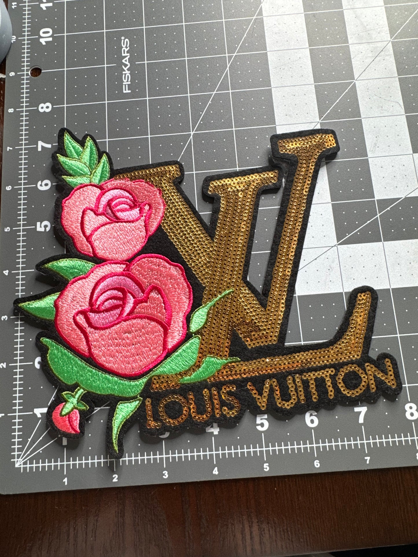 LV patch w/ Flowers