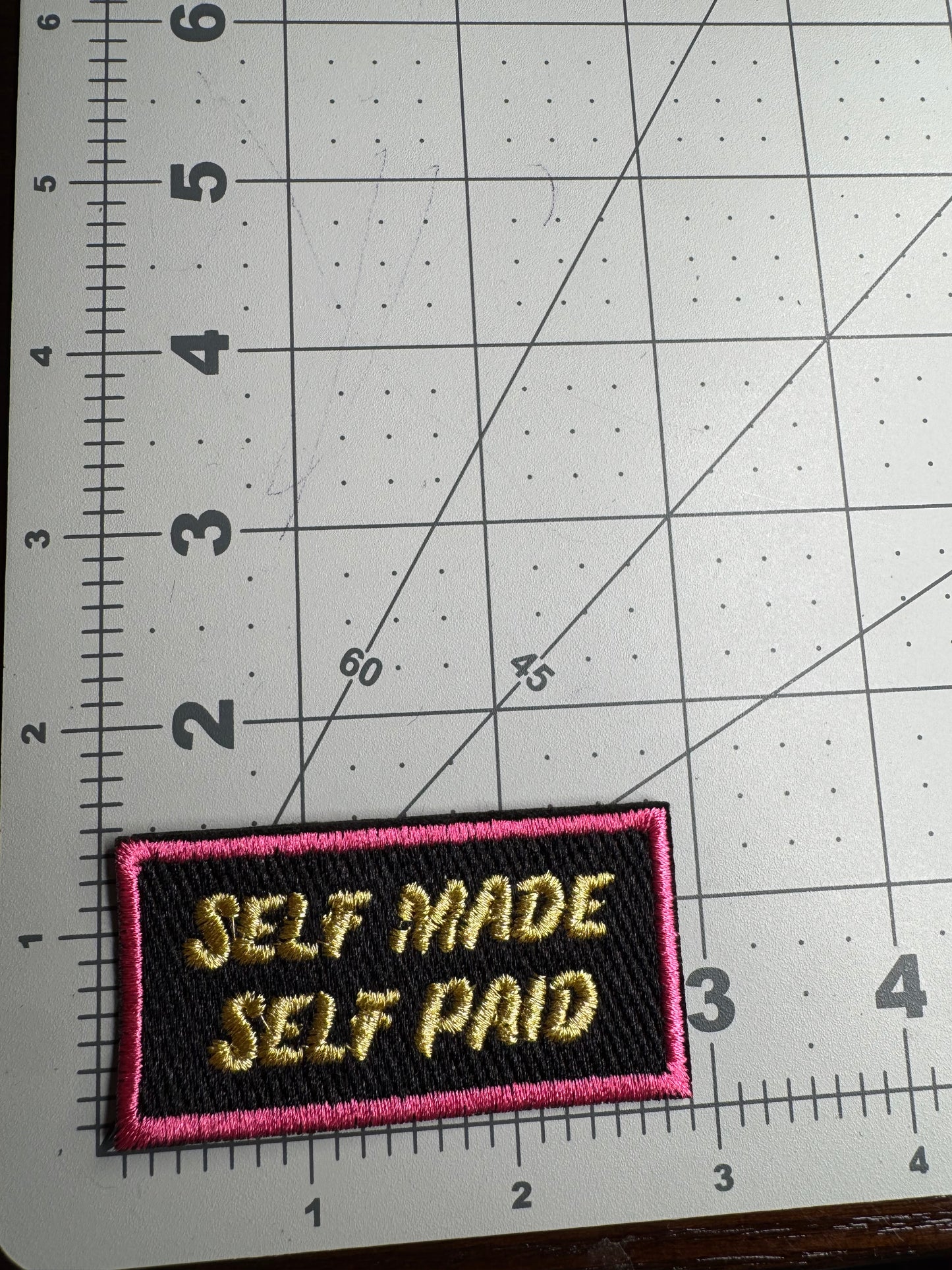 Self Made Self Paid patch