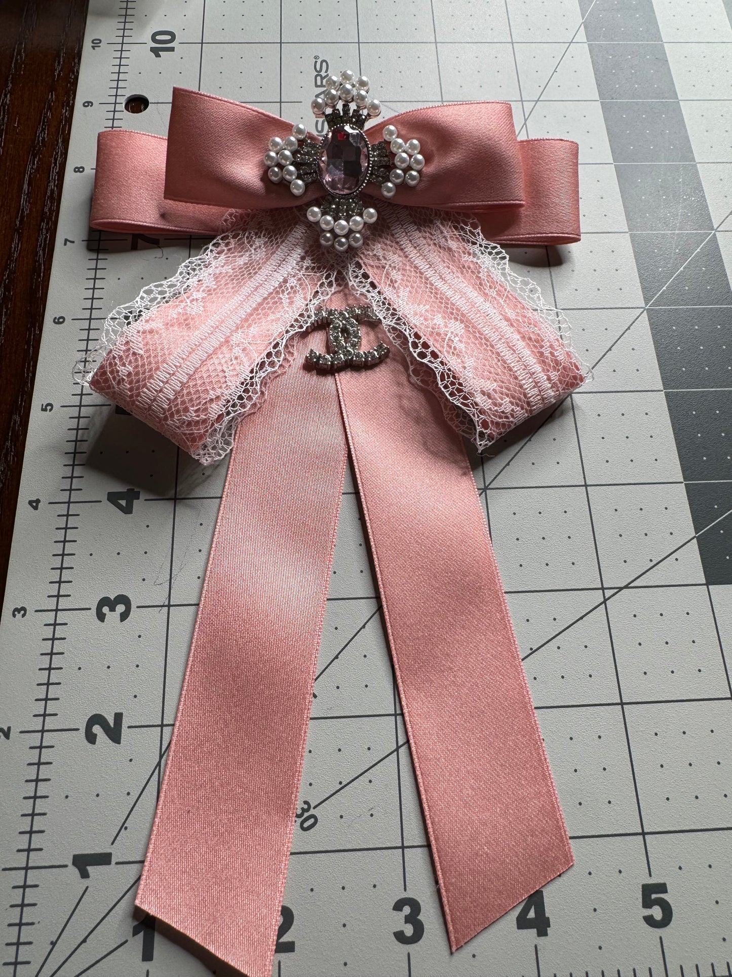 CC bows Brooches