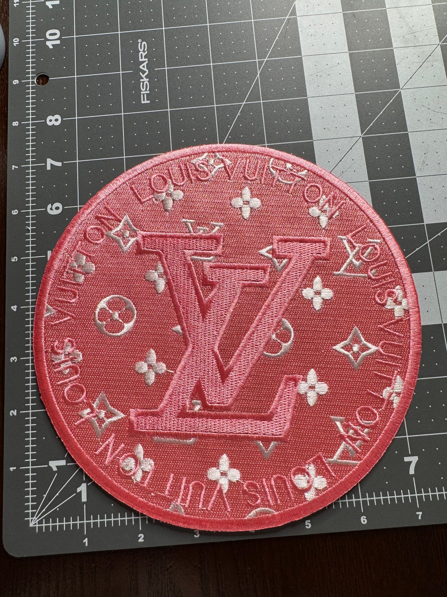 Pink circle LV patch