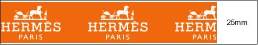 Orange Her-mes ribbon