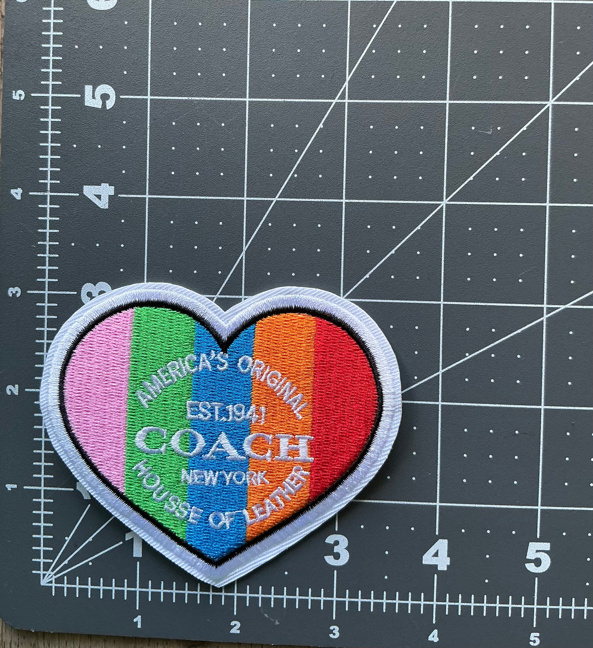 Multicolor coach patch 