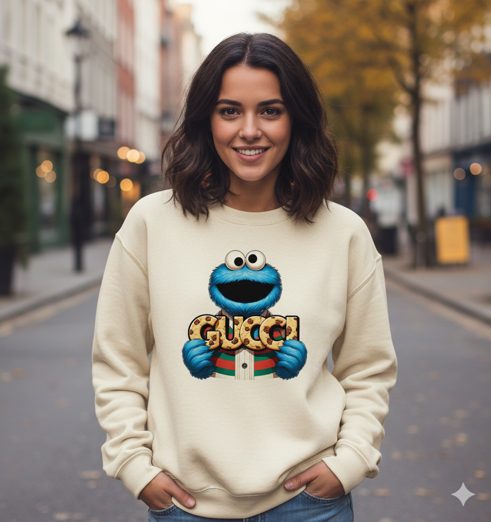 GG Cookie Monster DTF (Direct-to-Film)