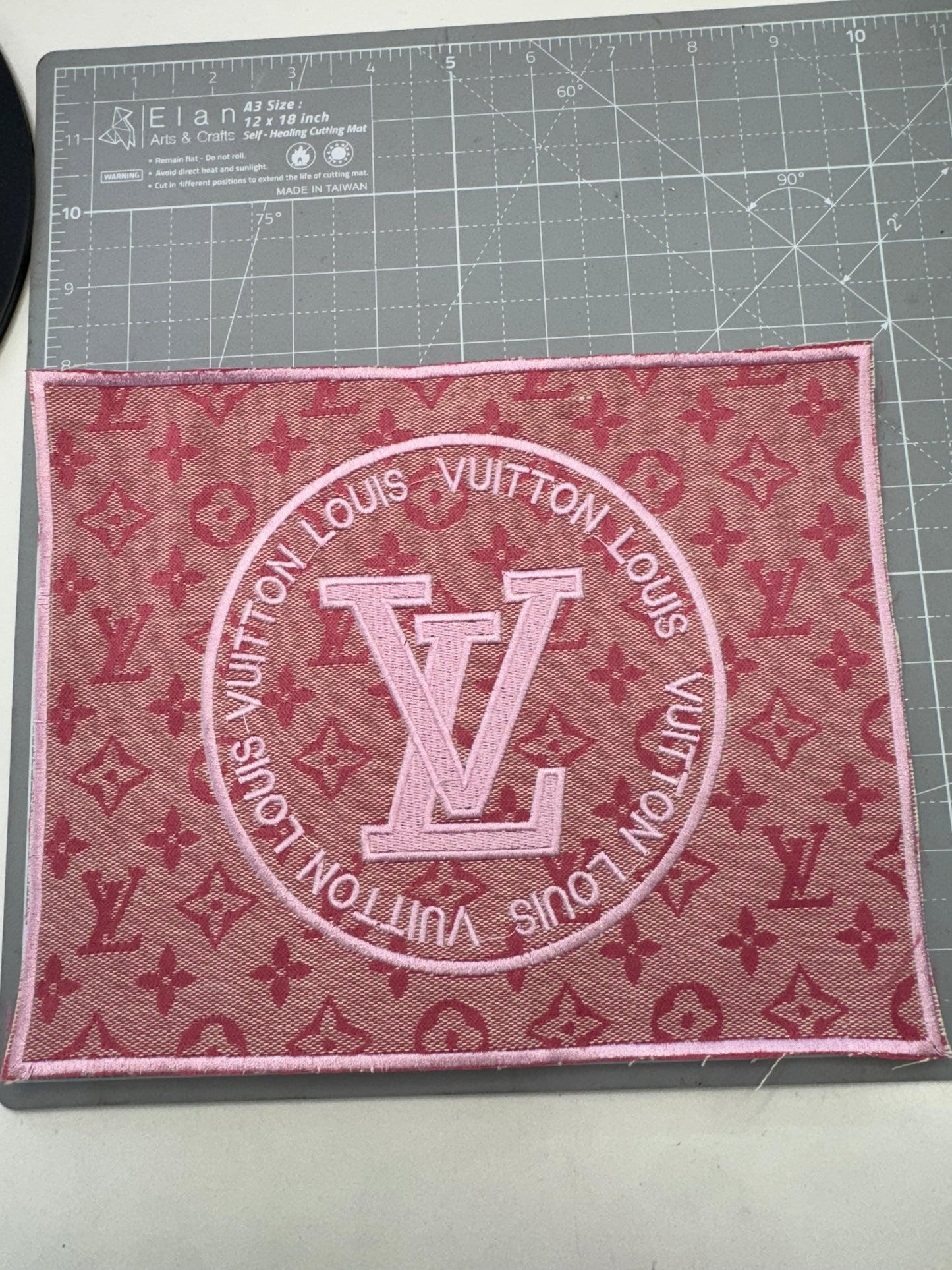 Pink LV patch