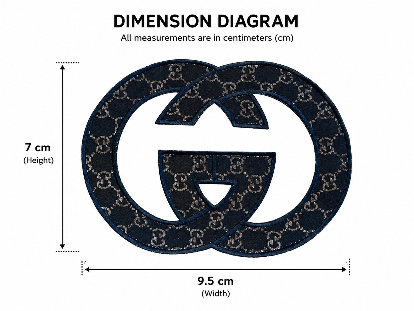 Denim GG patch