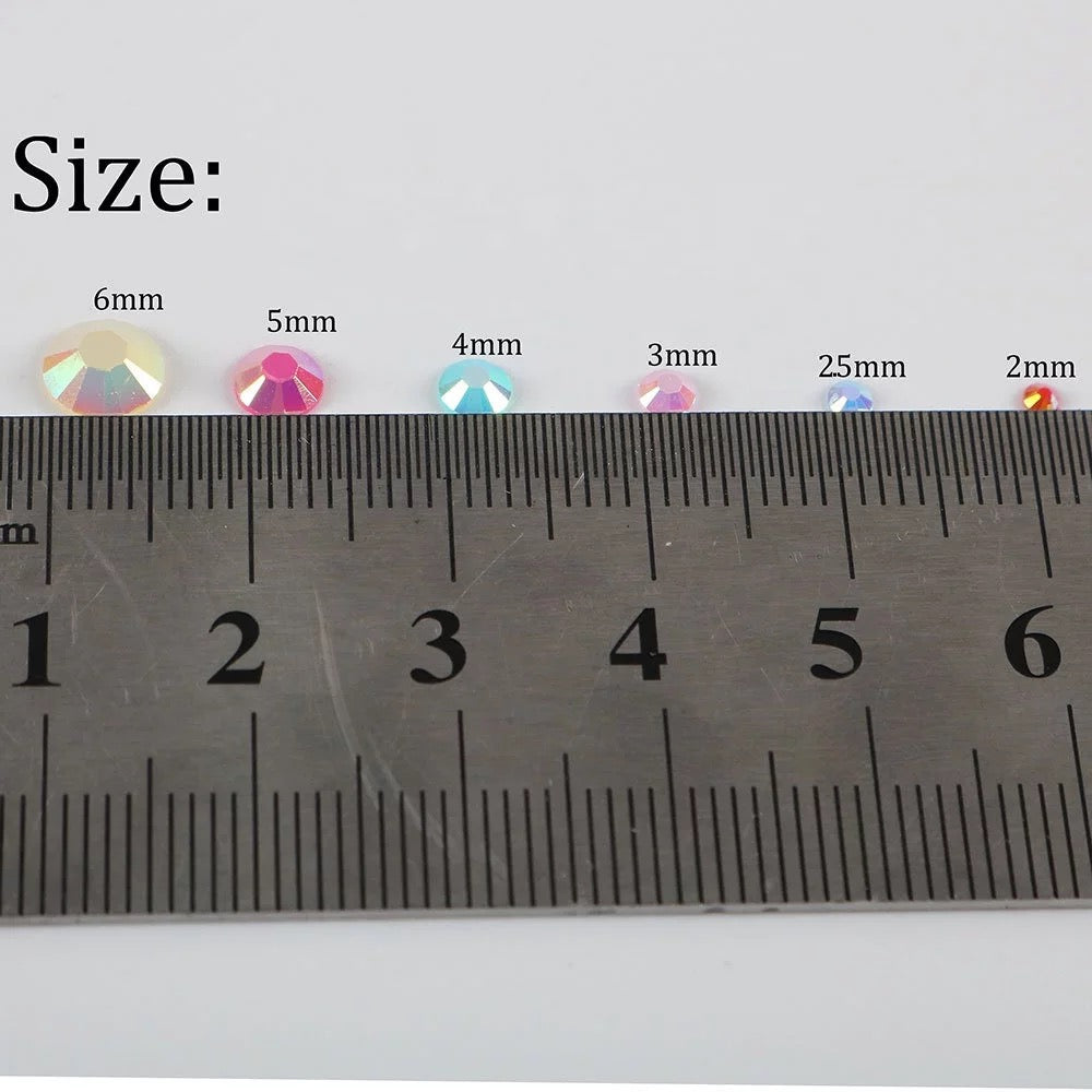 JELLY AB FLATBACK RHINESTONES RESIN RHINESTONE FLAT BACK for Tumblers, Mugs, Bottles, Craft Decoration, Loose Bling Glitter Gem Stone