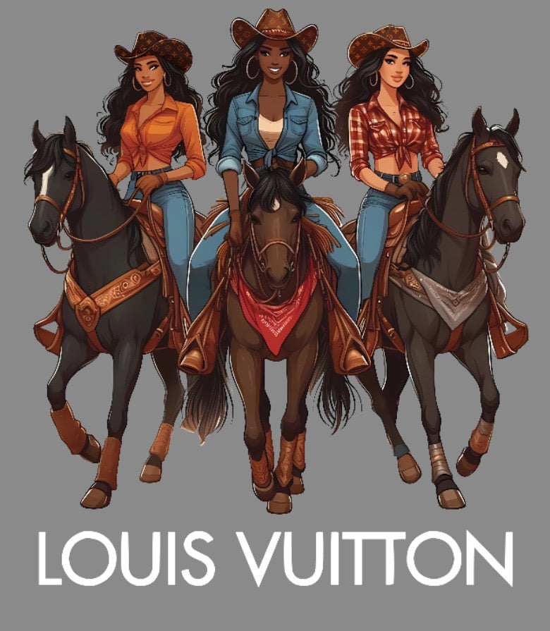 L.V Cowgirls DTF