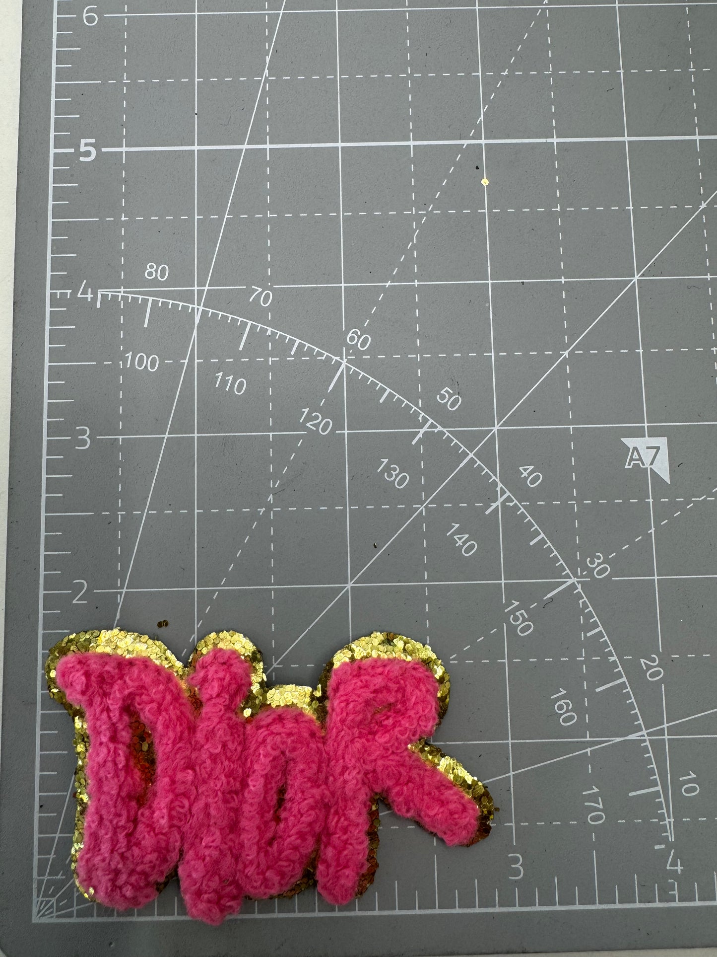 D.I.O.R iron on Patches