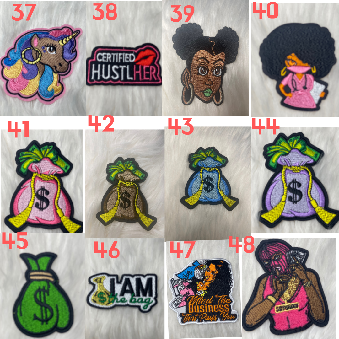 BLING BLING DESIGNER PATCHES