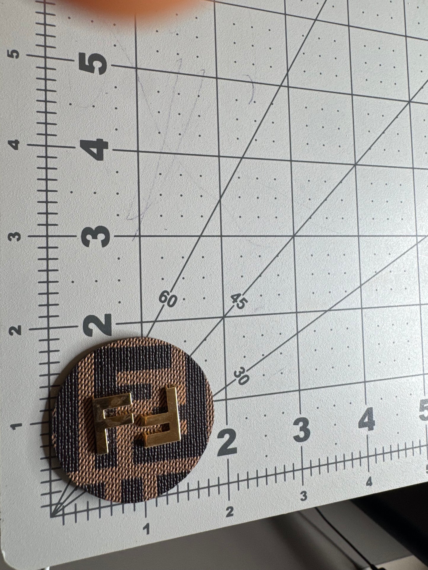 Small FF patch w/ metal charm