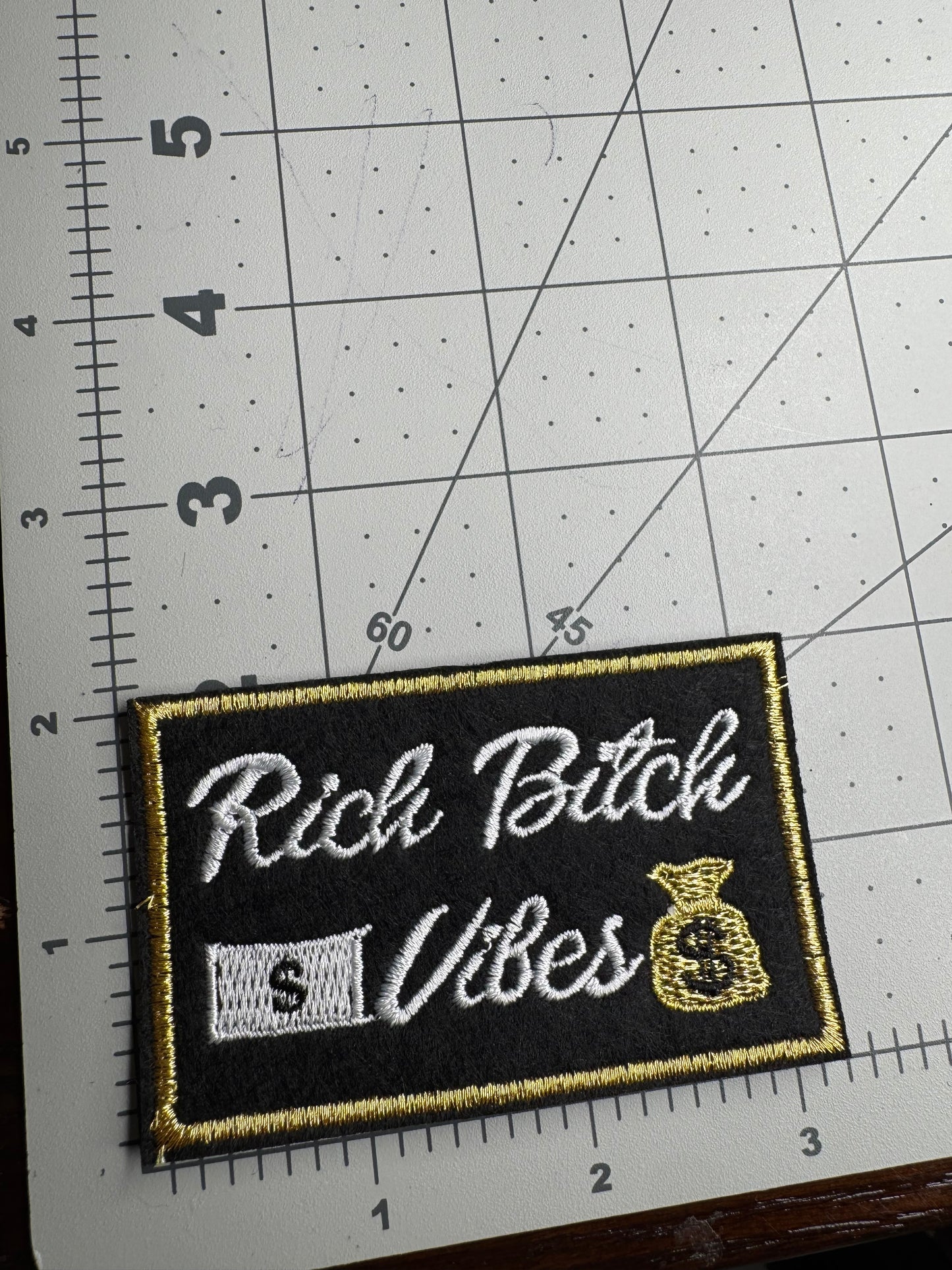 Rich Bitch Vibes Patch