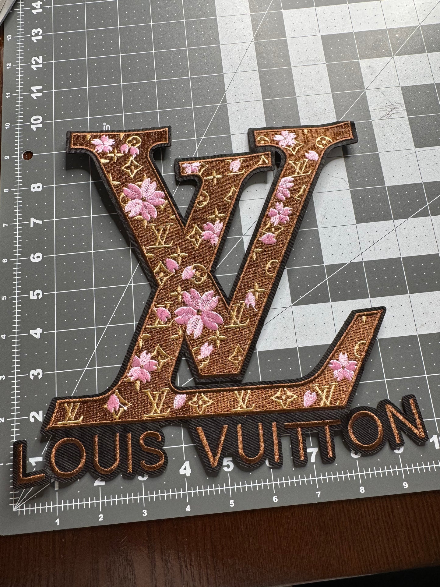 LV w/ Flowers Patch