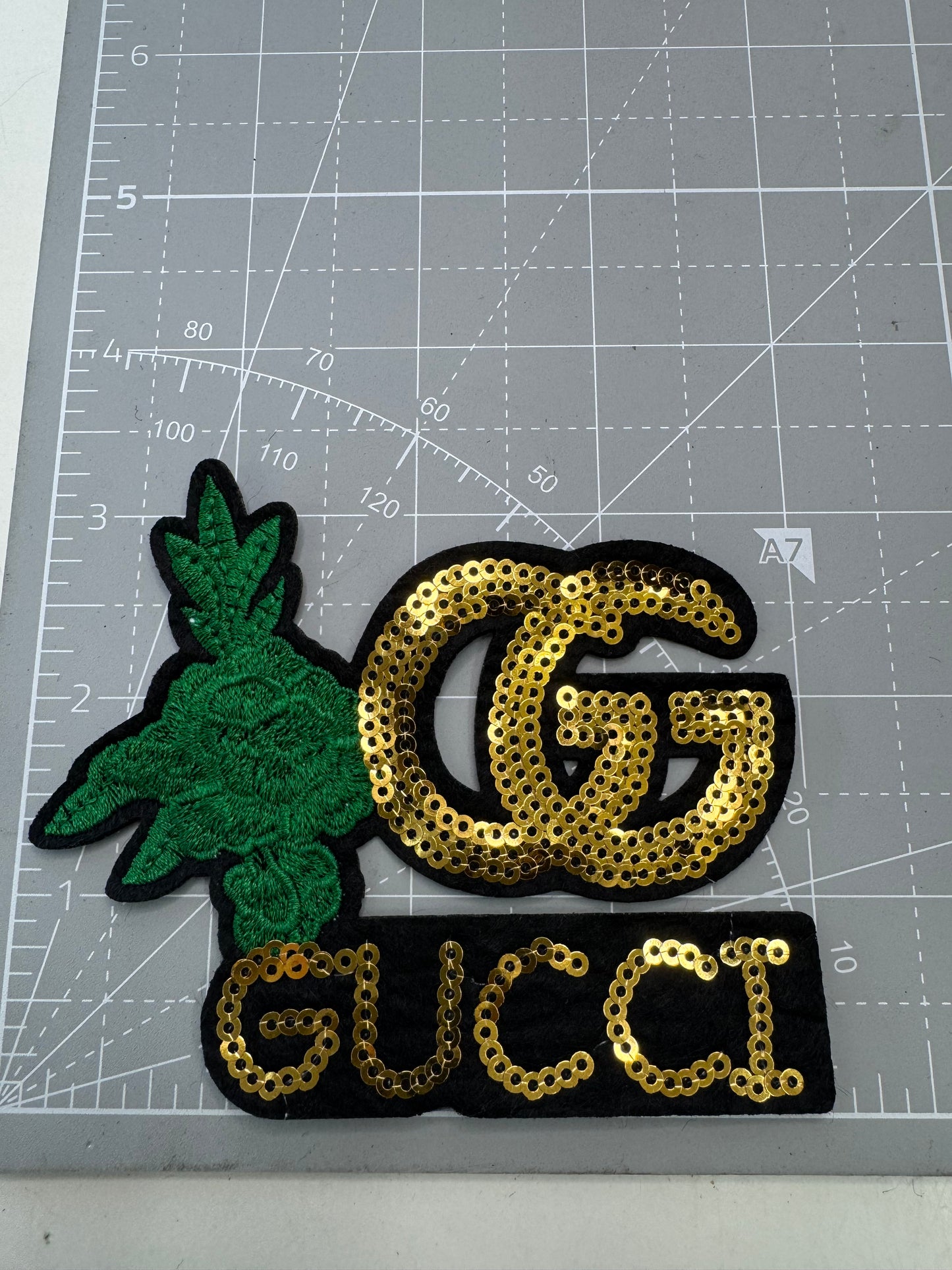 Bling Designer w/ flowers patches