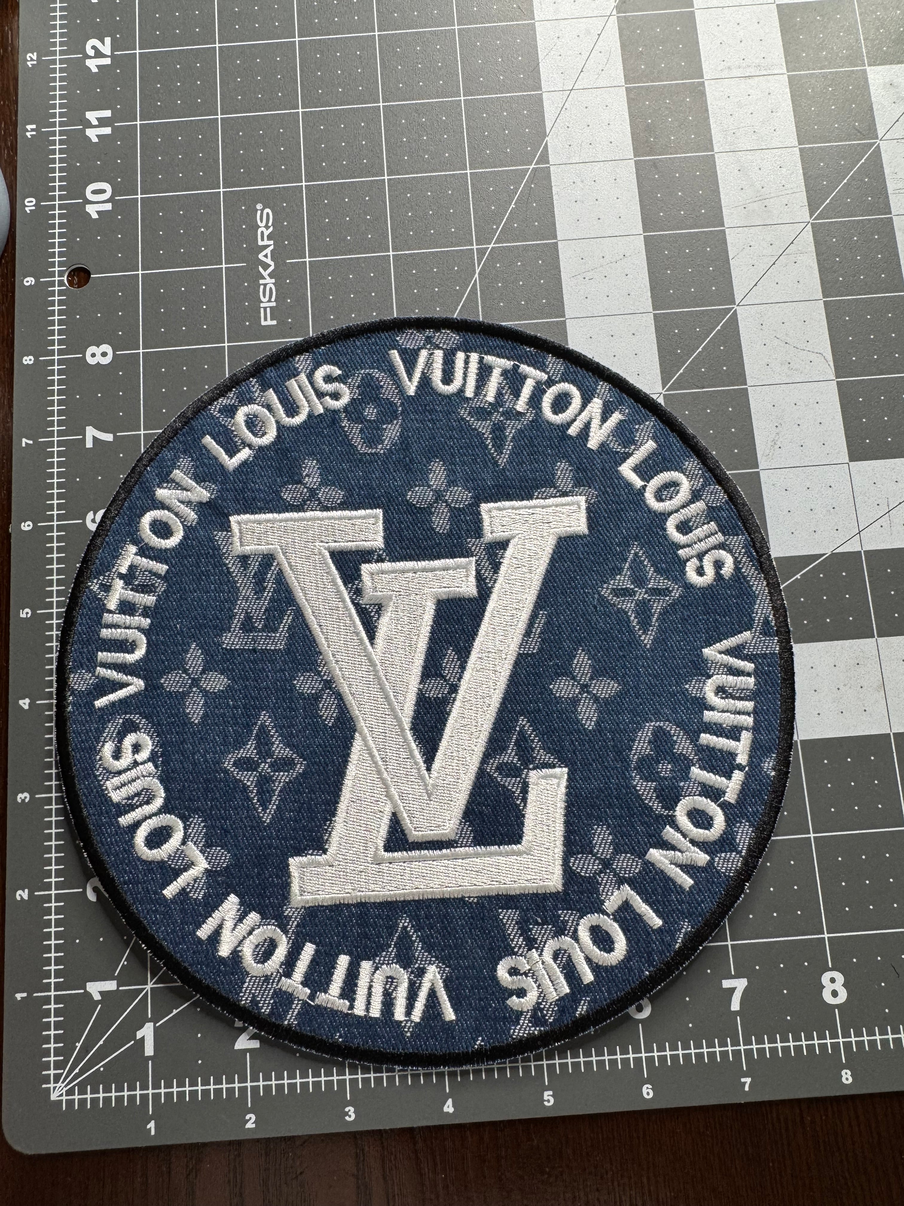 LV denim circle patch – Youphoriah