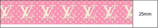 Pink LV Ribbon