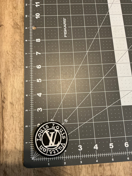 LV black & white patch