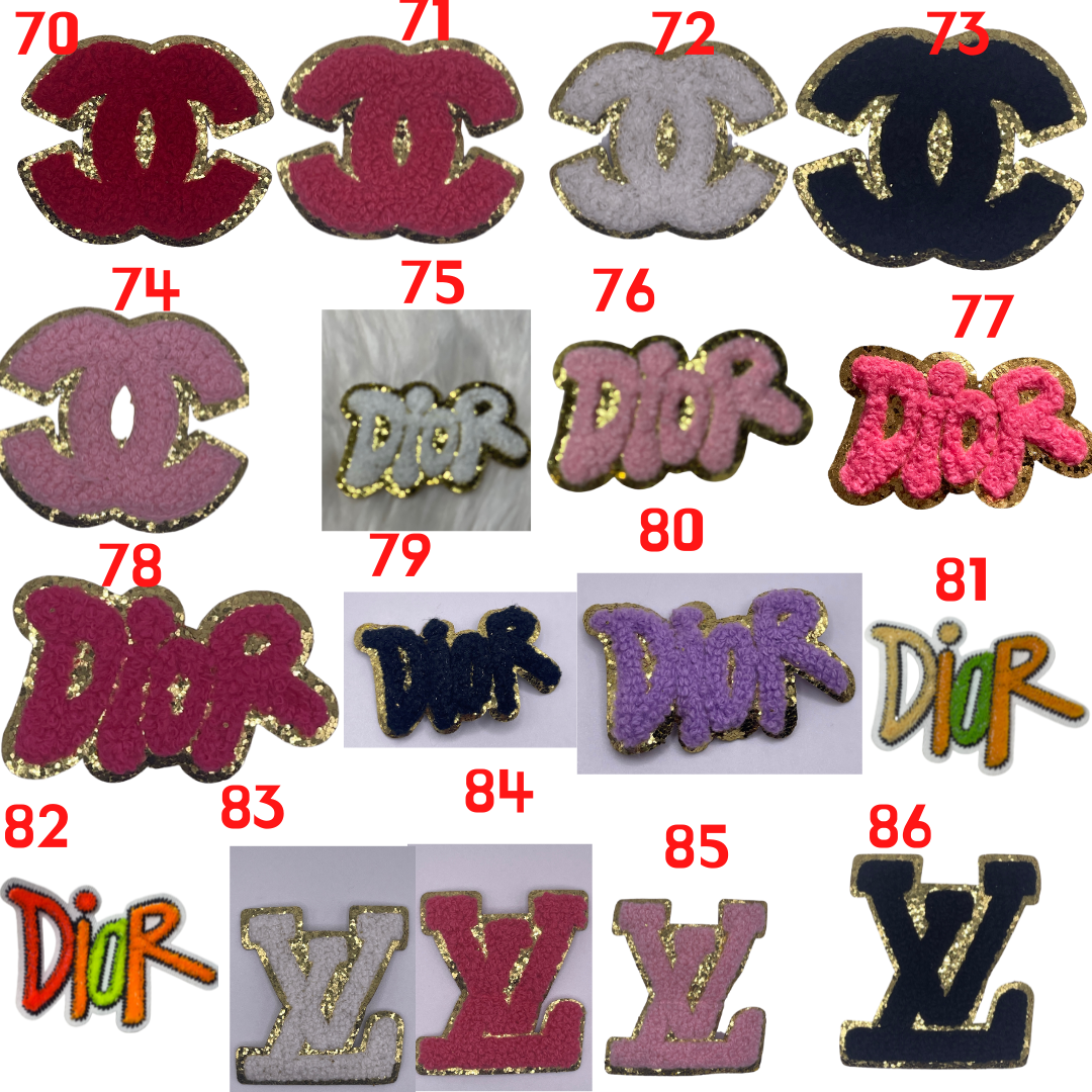 BLING BLING DESIGNER PATCHES.