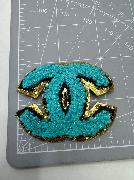 Teal & Gold Patch