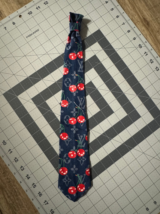Denim w/Cherris TIE