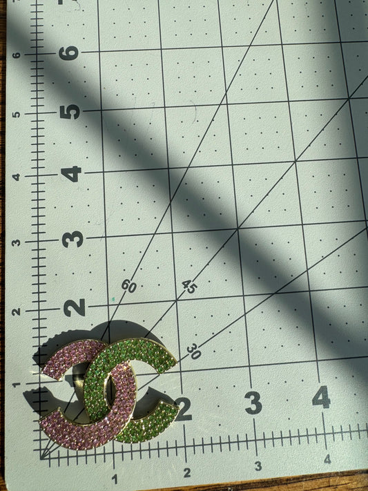 C.C Flat back charms