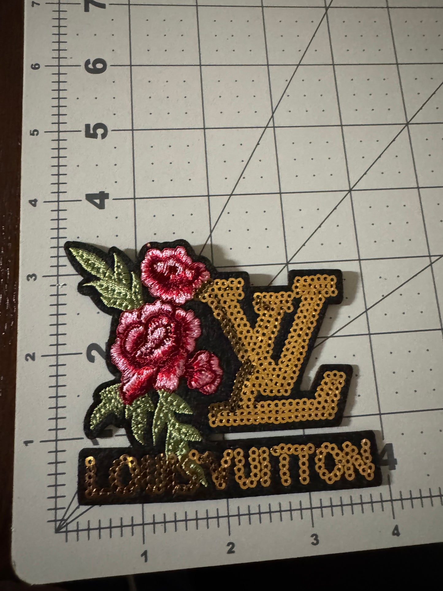 Designer Patches W/ flower