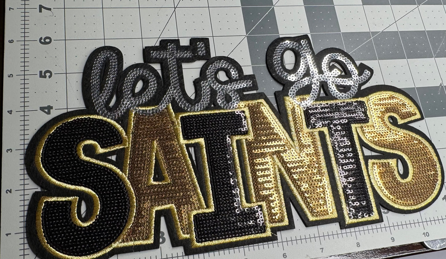 Let’s go Saints patch ￼