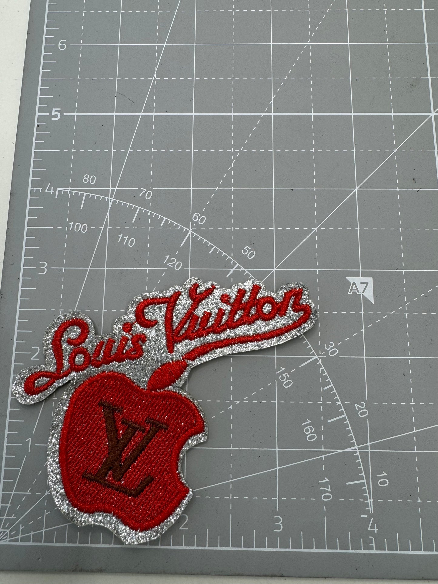 LV Apple patch red