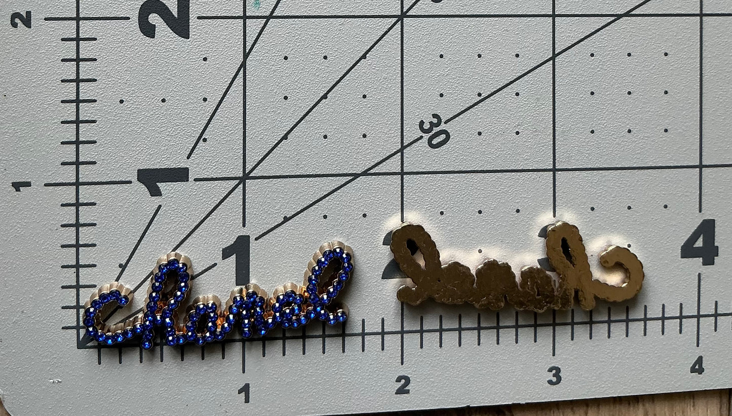 CHAN-EL FLAT BACK Charms