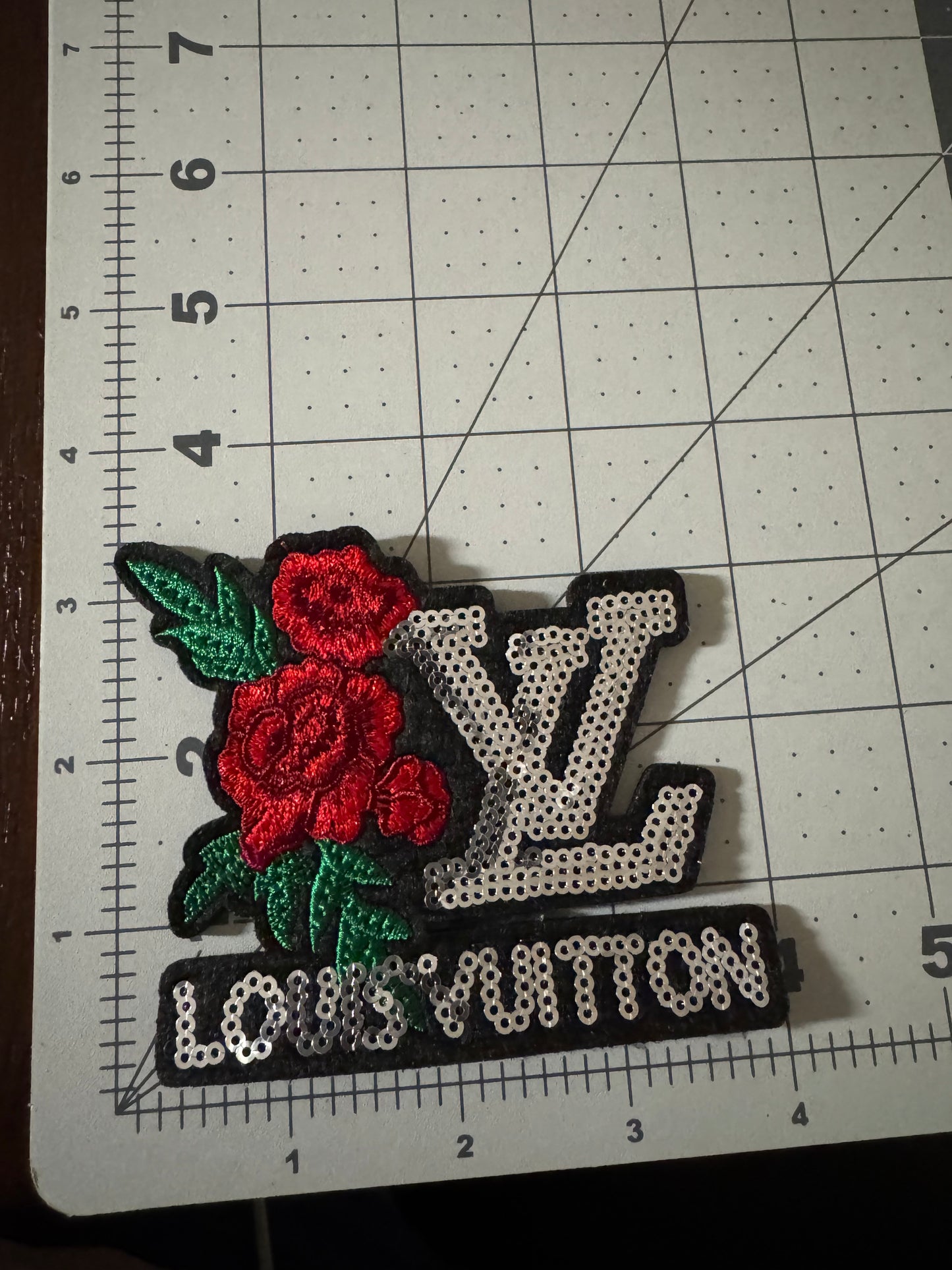 Designer Patches W/ flower