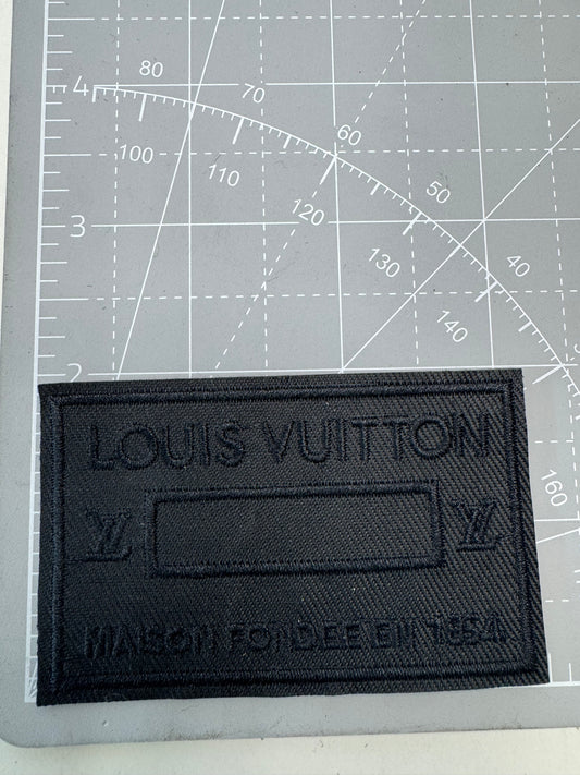 All Black LV patch