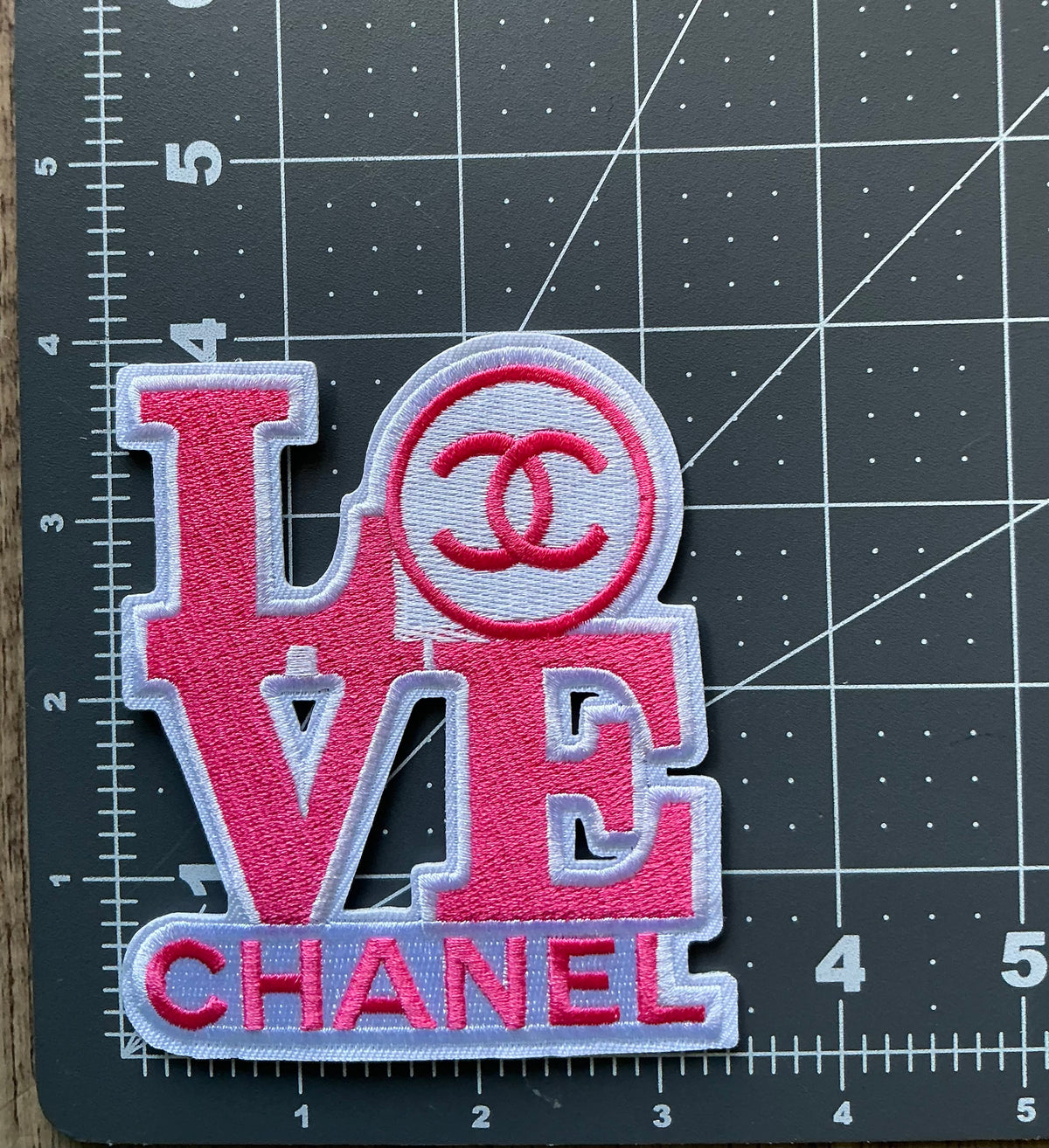 CC Love  iron on patch