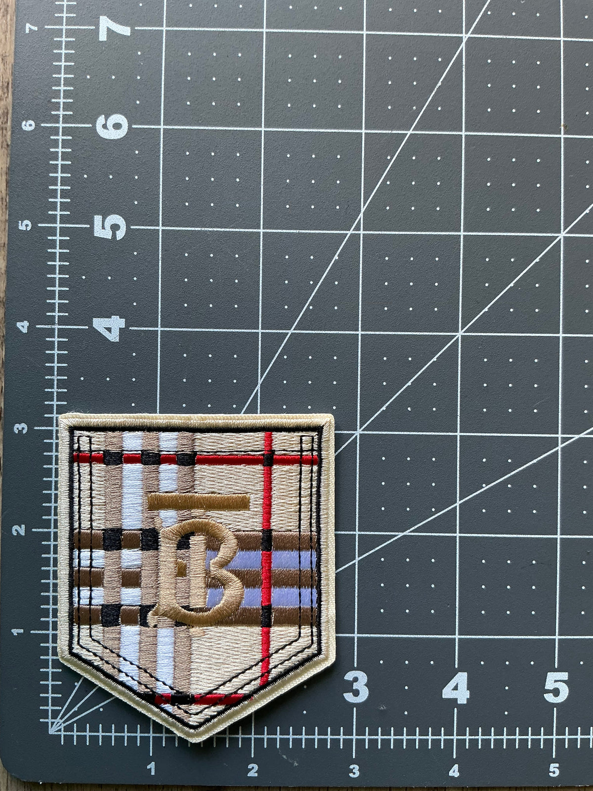 BT iron on patches