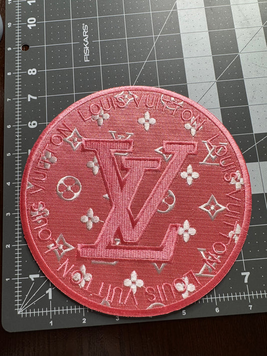 Pink circle LV patch