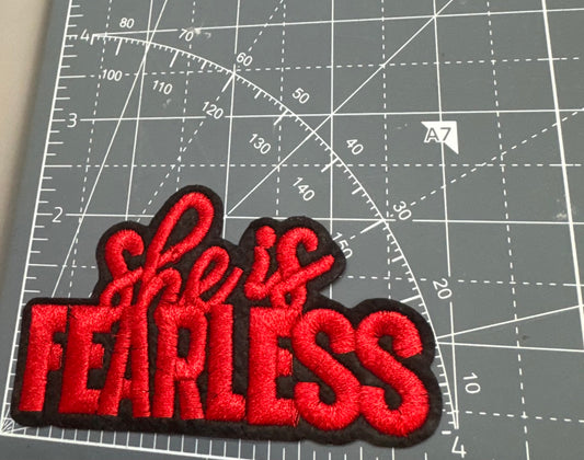 She is Fearless  (red)