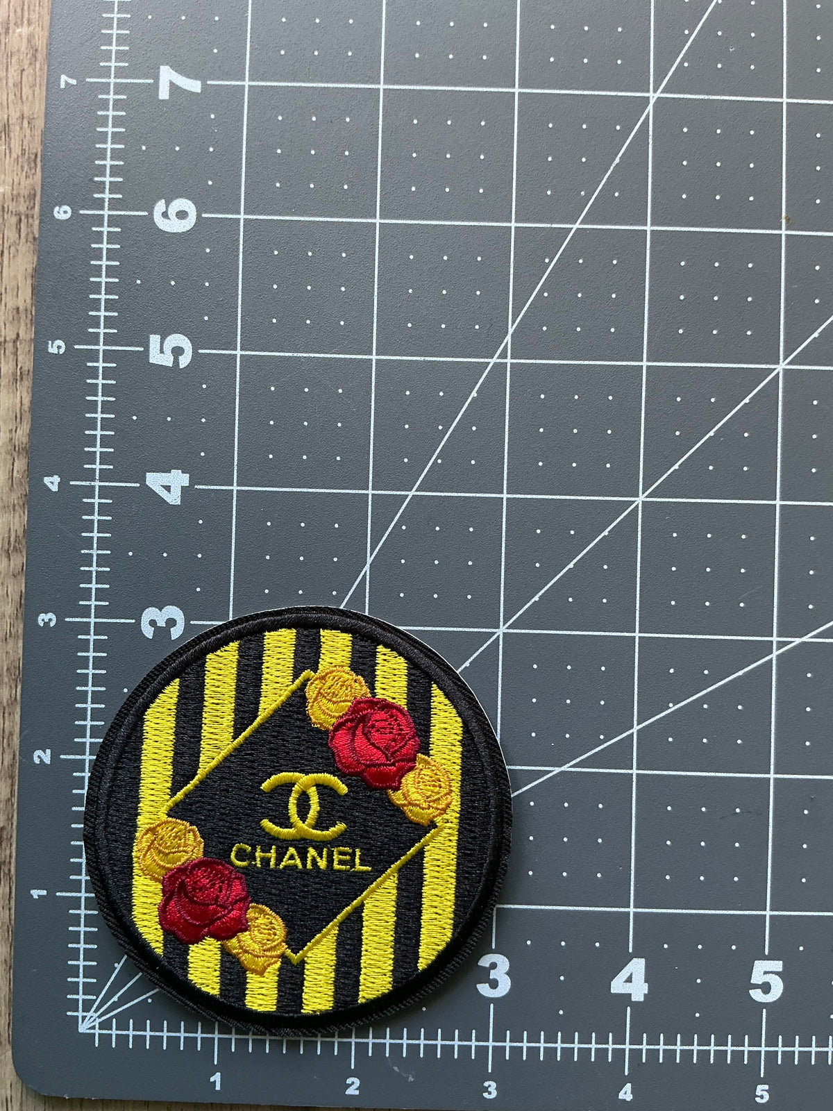 CC iron on patch