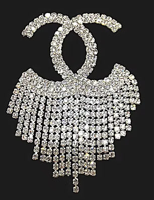 Chanel tassel brooch with Silver and Gold
