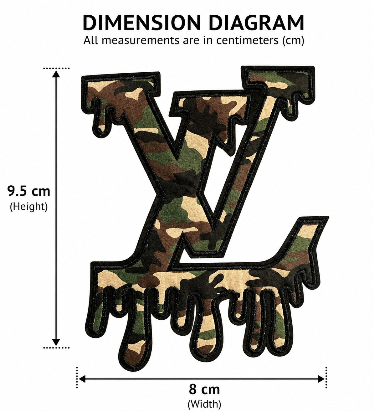 Camo LV drip patches