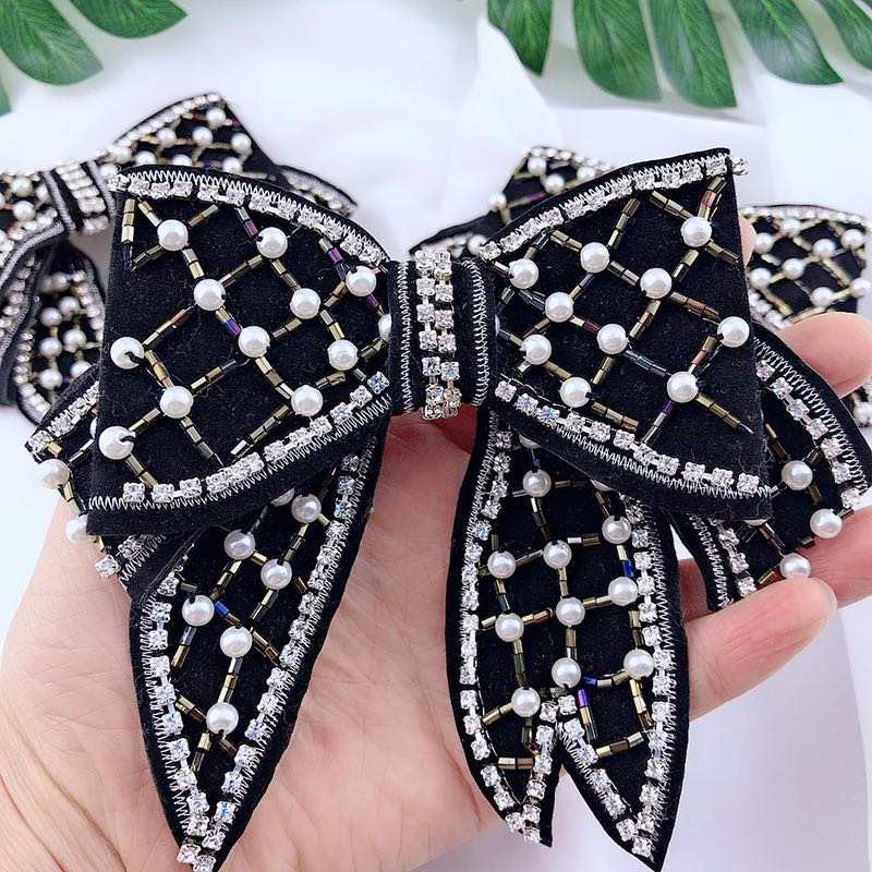 Rhinestone Bow Patches For Shoes Clothes Hats Bags etc...