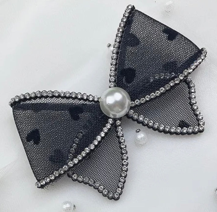 Rhinestone Bow Patches For Shoes Clothes Hats Bags etc...