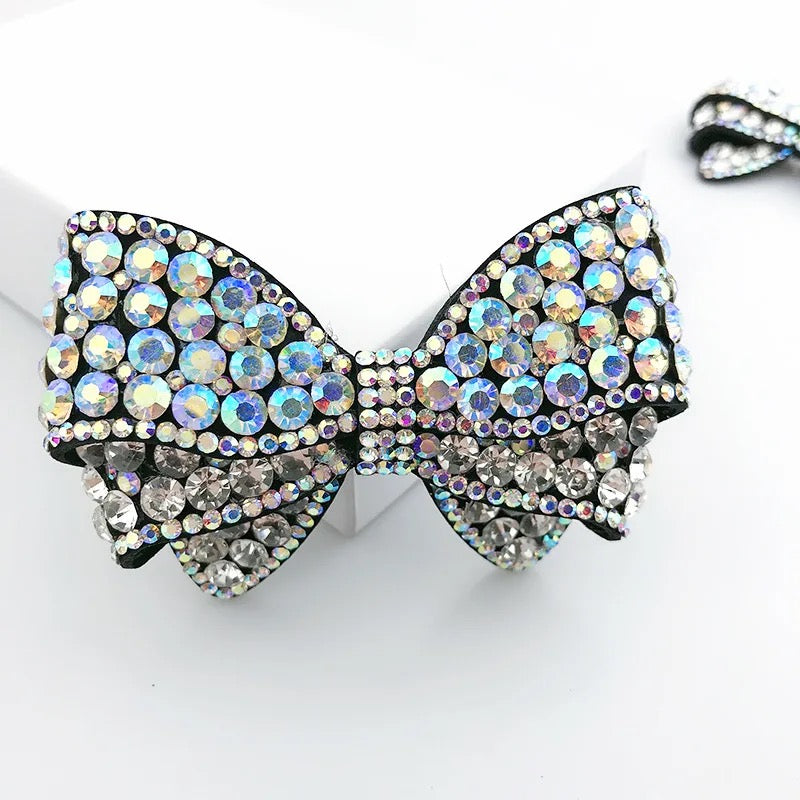 Rhinestone Bow Patches For Shoes Clothes Hats Bags etc...