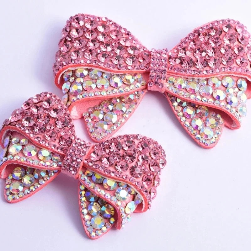 Rhinestone Bow Patches For Shoes Clothes Hats Bags etc...