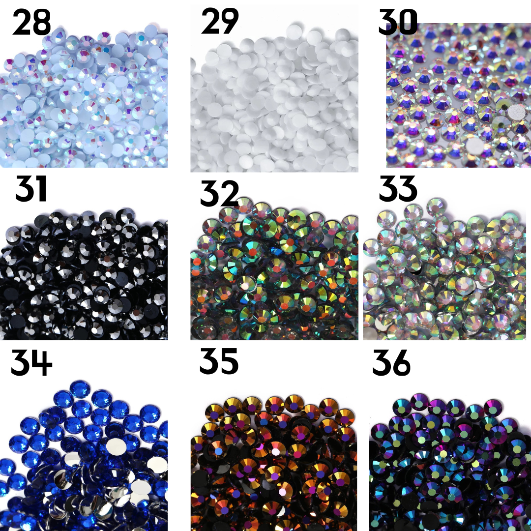 JELLY AB FLATBACK RHINESTONES RESIN RHINESTONE FLAT BACK  for Tumblers, Mugs, Bottles, Craft Decoration, Loose Bling Glitter Gem Stone