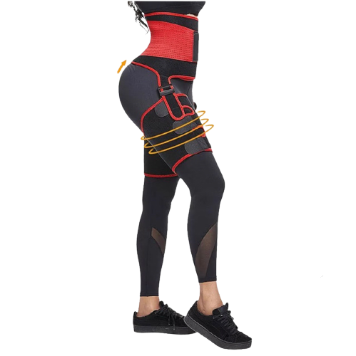 Leg Waist Trainer Belt Slimming Body Shaper Belt Neoprene Sauna Thigh –  Youphoriah