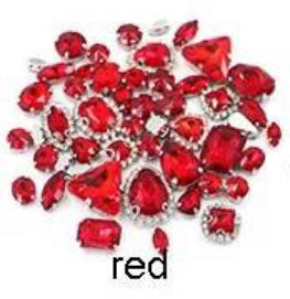 50pcs Crystal Glitz Rhinestones Flatback