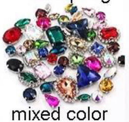 50pcs Crystal Glitz Rhinestones Flatback