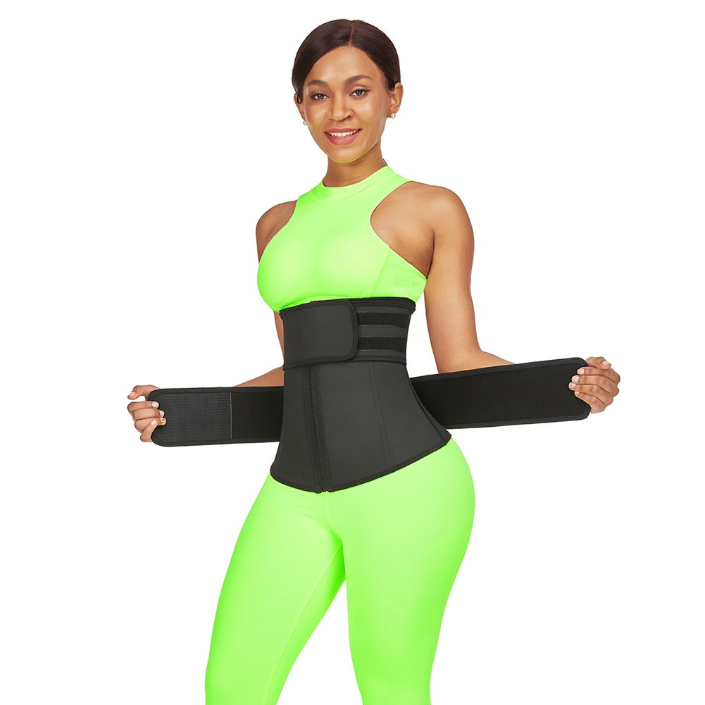 Detachable Double Waistband Slimming Belts Custom Latex Workout Waist Trainer - Nature's Finest Herbs